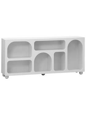Μπουφές Emersi Pakoworld με Ράφια mdf σε Λευκή Απόχρωση 164x34x76εκ Μπουφές Emersi Pakoworld με Ράφια mdf σε Λευκή Απόχρωση 164x34x76εκ