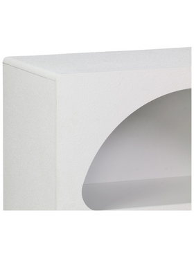 Βιβλιοθήκη-Ραφιέρα Emersi Pakoworld mdf σε Λευκή Απόχρωση 70x35x100εκ