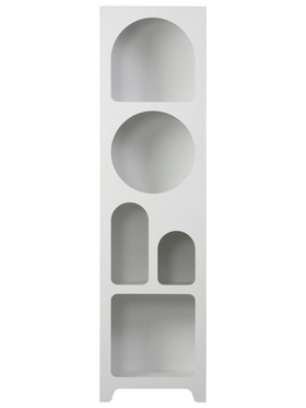 Βιβλιοθήκη Emersi Pakoworld mdf σε Λευκή Απόχρωση 48x35x180εκ Βιβλιοθήκη Emersi Pakoworld mdf σε Λευκή Απόχρωση 48x35x180εκ