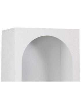 Βιβλιοθήκη Emersi Pakoworld mdf σε Λευκή Απόχρωση 48x35x180εκ Βιβλιοθήκη Emersi Pakoworld mdf σε Λευκή Απόχρωση 48x35x180εκ