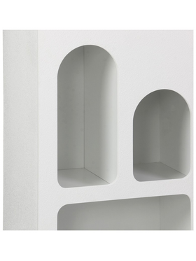 Βιβλιοθήκη Emersi Pakoworld mdf σε Λευκή Απόχρωση 48x35x180εκ Βιβλιοθήκη Emersi Pakoworld mdf σε Λευκή Απόχρωση 48x35x180εκ