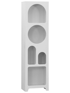 Βιβλιοθήκη Emersi Pakoworld mdf σε Λευκή Απόχρωση 48x35x180εκ Βιβλιοθήκη Emersi Pakoworld mdf σε Λευκή Απόχρωση 48x35x180εκ