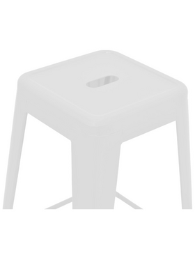 Σκαμπό Μπαρ Utopia Pakoworld Μέταλλο σε Λευκή ματ Απόχρωση 42x42x76εκ Σκαμπό Μπαρ Utopia Pakoworld Μέταλλο σε Λευκή ματ Απόχρωση 42x42x76εκ
