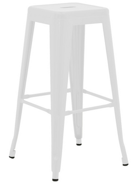 Σκαμπό Μπαρ Utopia Pakoworld Μέταλλο σε Λευκή ματ Απόχρωση 42x42x76εκ Σκαμπό Μπαρ Utopia Pakoworld Μέταλλο σε Λευκή ματ Απόχρωση 42x42x76εκ