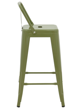 Σκαμπό Μπαρ Μεσαίου Ύψους με Πλάτη Utopia Pakoworld Μέταλλο σε Λαδί Απόχρωση 42x42x86εκ Σκαμπό Μπαρ Μεσαίου Ύψους με Πλάτη Utopia Pakoworld Μέταλλο σε Λαδί Απόχρωση 42x42x86εκ