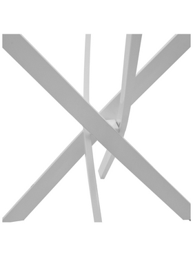 Τραπέζι Antoro Pakoworld Γυαλί και Μεταλλικά Πόδια σε Λευκή Απόχρωση Φ80x75εκ Τραπέζι Antoro Pakoworld Γυαλί και Μεταλλικά Πόδια σε Λευκή Απόχρωση Φ80x75εκ