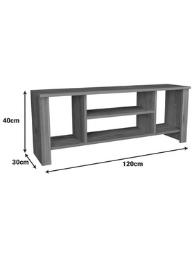 Έπιπλο Τηλεόρασης Seref Pakoworld σε oak Απόχρωση 120x30x47εκ