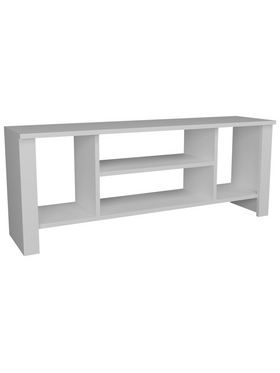 Έπιπλο Τηλεόρασης Seref Pakoworld σε Λευκή Απόχρωση 120x30x47εκ Έπιπλο Τηλεόρασης Seref Pakoworld σε Λευκή Απόχρωση 120x30x47εκ