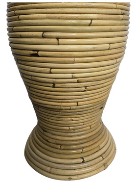 Βάζο Virnia Inart pe Rattan σε Φυσική Απόχρωση Φ40x70εκ