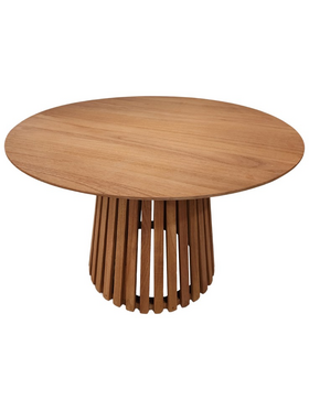 Τραπέζι Kenda ι Pakoworld Mindi Ξύλο σε Φυσική Απόχρωση Φ120x75εκ Τραπέζι Kenda ι Pakoworld Mindi Ξύλο σε Φυσική Απόχρωση Φ120x75εκ