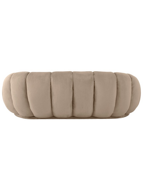 Καναπές Embrace Pakoworld Βελούδο σε Μπεζ  Απόχρωση 180x105x65εκ Καναπές Embrace Pakoworld Βελούδο σε Μπεζ  Απόχρωση 180x105x65εκ
