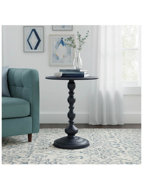 Βοηθητικό Τραπέζι Anesor Pakoworld Μέταλλο σε Μαύρη Απόχρωση Φ40x52εκ