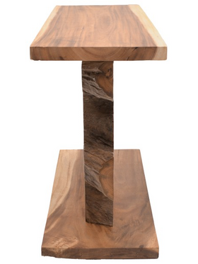 Κονσόλα Nasiol Inart Teak Ξύλο σε Φυσική Απόχρωση 120x40x75εκ