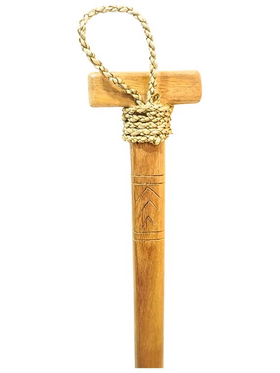 Διακοσμητικό Τοίχου Κουπί Paddly Inart Μαόνι Ξύλο σε Φυσική Απόχρωση 20x3x120εκ