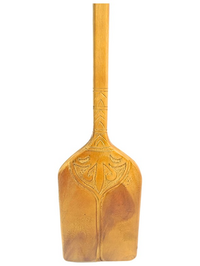 Διακοσμητικό Τοίχου Κουπί Paddly Inart Μαόνι Ξύλο σε Φυσική Απόχρωση 20x3x120εκ