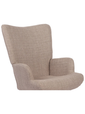 Κουνιστή Πολυθρόνα Jianna Pakoworld Γκρι-Μπεζ Ύφασμα με Πόδι σε Φυσική Απόχρωση 79x64x89εκ Κουνιστή Πολυθρόνα Jianna Pakoworld Γκρι-Μπεζ Ύφασμα με Πόδι σε Φυσική Απόχρωση 79x64x89εκ