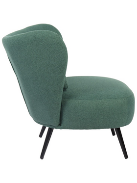 Πολυθρόνα Nagreta Pakoworld Πράσινο Ύφασμα με Μεταλλικό Πόδι σε Μαύρη Απόχρωση 77x73x74εκ Πολυθρόνα Nagreta Pakoworld Πράσινο Ύφασμα με Μεταλλικό Πόδι σε Μαύρη Απόχρωση 77x73x74εκ