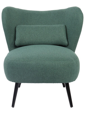 Πολυθρόνα Nagreta Pakoworld Πράσινο Ύφασμα με Μεταλλικό Πόδι σε Μαύρη Απόχρωση 77x73x74εκ Πολυθρόνα Nagreta Pakoworld Πράσινο Ύφασμα με Μεταλλικό Πόδι σε Μαύρη Απόχρωση 77x73x74εκ