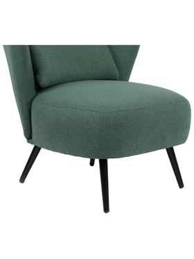 Πολυθρόνα Nagreta Pakoworld Πράσινο Ύφασμα με Μεταλλικό Πόδι σε Μαύρη Απόχρωση 77x73x74εκ Πολυθρόνα Nagreta Pakoworld Πράσινο Ύφασμα με Μεταλλικό Πόδι σε Μαύρη Απόχρωση 77x73x74εκ