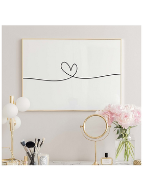 Πίνακας Heily Pakoworld με Ψηφιακή Εκτύπωση και Πλαίσιο 48x1.5x33εκ