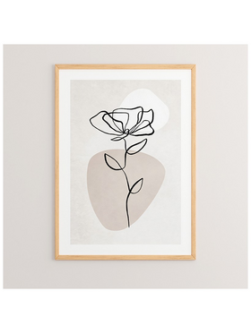 Πίνακας Bevo Pakoworld με Ψηφιακή Εκτύπωση και Πλαίσιο 33x1.5x48εκ