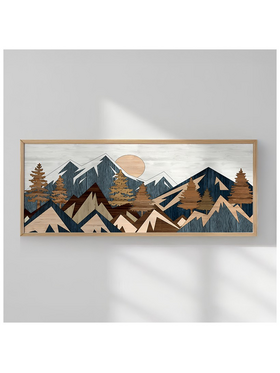 Πίνακας Kalef Pakoworld με Ψηφιακή Εκτύπωση και Πλαίσιο 120x2x50εκ