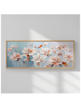 Πίνακας Flowery Pakoworld με Ψηφιακή Εκτύπωση και Πλαίσιο 120x2x50εκ