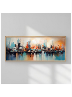 Πίνακας Xenbo Pakoworld με Ψηφιακή Εκτύπωση και Πλαίσιο 120x2x50εκ