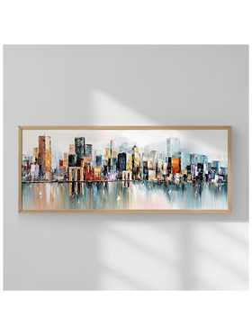 Πίνακας Teria Pakoworld με Ψηφιακή Εκτύπωση και Πλαίσιο 70x2x33εκ