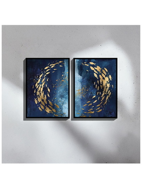 Πίνακας Bencia i Pakoworld Δίπτυχος με Ψηφιακή Εκτύπωση και Πλαίσιο 33x1.5x48εκ