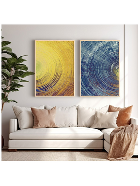 Πίνακας Yeloblu Pakoworld Δίπτυχος με Ψηφιακή Εκτύπωση και Πλαίσιο 33x1.5x48εκ