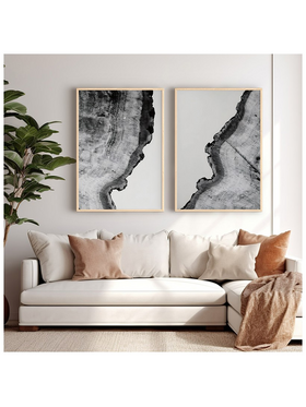 Πίνακας Nepen Pakoworld Δίπτυχος με Ψηφιακή Εκτύπωση και Πλαίσιο 33x1.5x48εκ