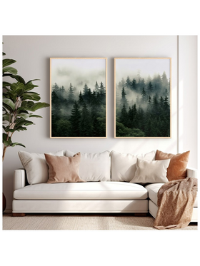 Πίνακας Turiko Pakoworld Δίπτυχος με Ψηφιακή Εκτύπωση και Πλαίσιο 33x1.5x48εκ