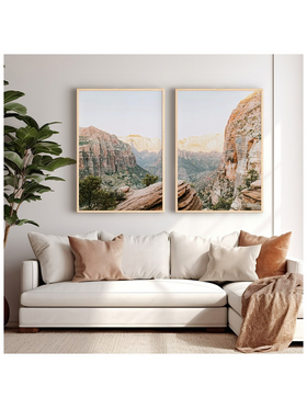 Πίνακας Secrea Pakoworld Δίπτυχος με Ψηφιακή Εκτύπωση και Πλαίσιο 33x1.5x48εκ