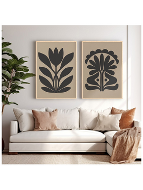 Πίνακας Tianta Pakoworld Δίπτυχος με Ψηφιακή Εκτύπωση και Πλαίσιο 33x1.5x48εκ