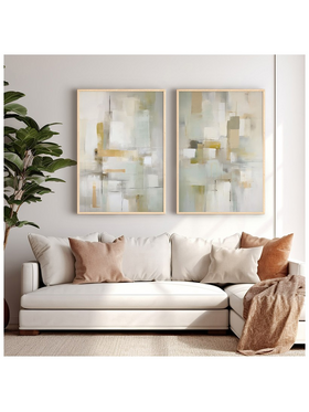 Πίνακας Menaz Pakoworld Δίπτυχος με Ψηφιακή Εκτύπωση και Πλαίσιο 33x1.5x48εκ