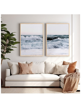 Πίνακας Kaleria Pakoworld Δίπτυχος με Ψηφιακή Εκτύπωση και Πλαίσιο 33x1.5x48εκ