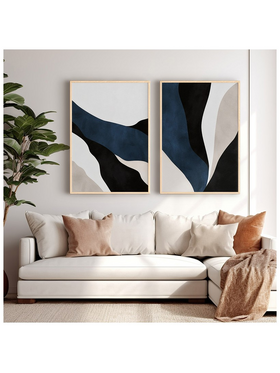 Πίνακας Serja Pakoworld Δίπτυχος με Ψηφιακή Εκτύπωση και Πλαίσιο 33x1.5x48εκ