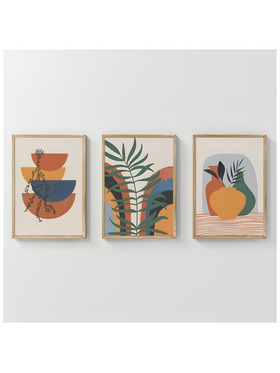 Πίνακας Alenza Pakoworld Τρίπτυχος με Ψηφιακή Εκτύπωση και Πλαίσιο 33x1.5x48εκ