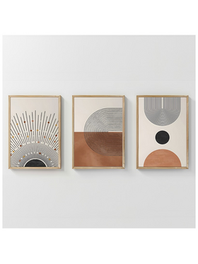 Πίνακας Jemba Pakoworld Τρίπτυχος με Ψηφιακή Εκτύπωση και Πλαίσιο 33x1.5x48εκ