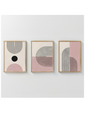 Πίνακας Ourva Pakoworld Τρίπτυχος με Ψηφιακή Εκτύπωση και Πλαίσιο 33x1.5x48εκ