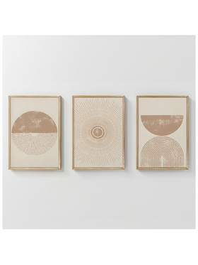 Πίνακας Varenzy Pakoworld Τρίπτυχος με Ψηφιακή Εκτύπωση και Πλαίσιο 33x1.5x48εκ