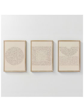 Πίνακας Fouldy  Pakoworld Τρίπτυχος με Ψηφιακή Εκτύπωση και Πλαίσιο 33x1.5x48εκ