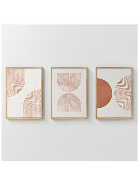 Πίνακας Chilen  Pakoworld Τρίπτυχος με Ψηφιακή Εκτύπωση και Πλαίσιο 33x1.5x48εκ