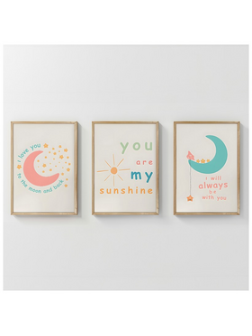 Πίνακας Pepy Pakoworld Τρίπτυχος με Ψηφιακή Εκτύπωση και Πλαίσιο 33x1.5x48εκ