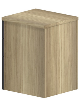 Συρταριέρα Επαγγελματική Τροχήλατη Lotus Pakoworld 3ων Συρταριών σε Φυσική-Ανθρακί Απόχρωση 40x44x61εκ