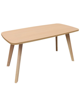 Τραπέζι Σαλονιού Komela mdf σε Φυσική Απόχρωση 100x48x45cm