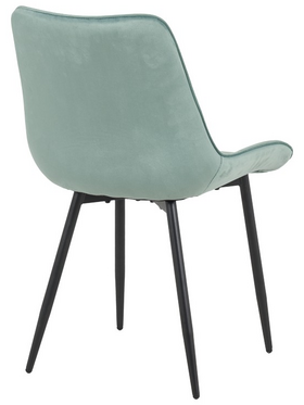 Καρέκλα Berne Pakoworld Βελούδο σε Φυστικί Απόχρωση 53x62x84εκ