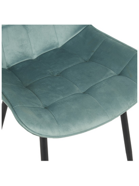 Καρέκλα Berne Pakoworld Βελούδο σε Φυστικί Απόχρωση 53x62x84εκ