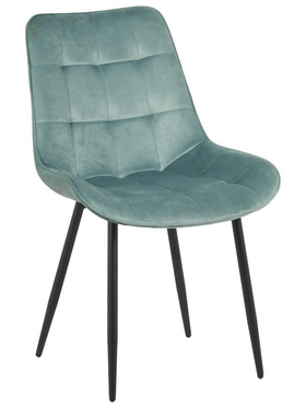 Καρέκλα Berne Pakoworld Βελούδο σε Φυστικί Απόχρωση 53x62x84εκ